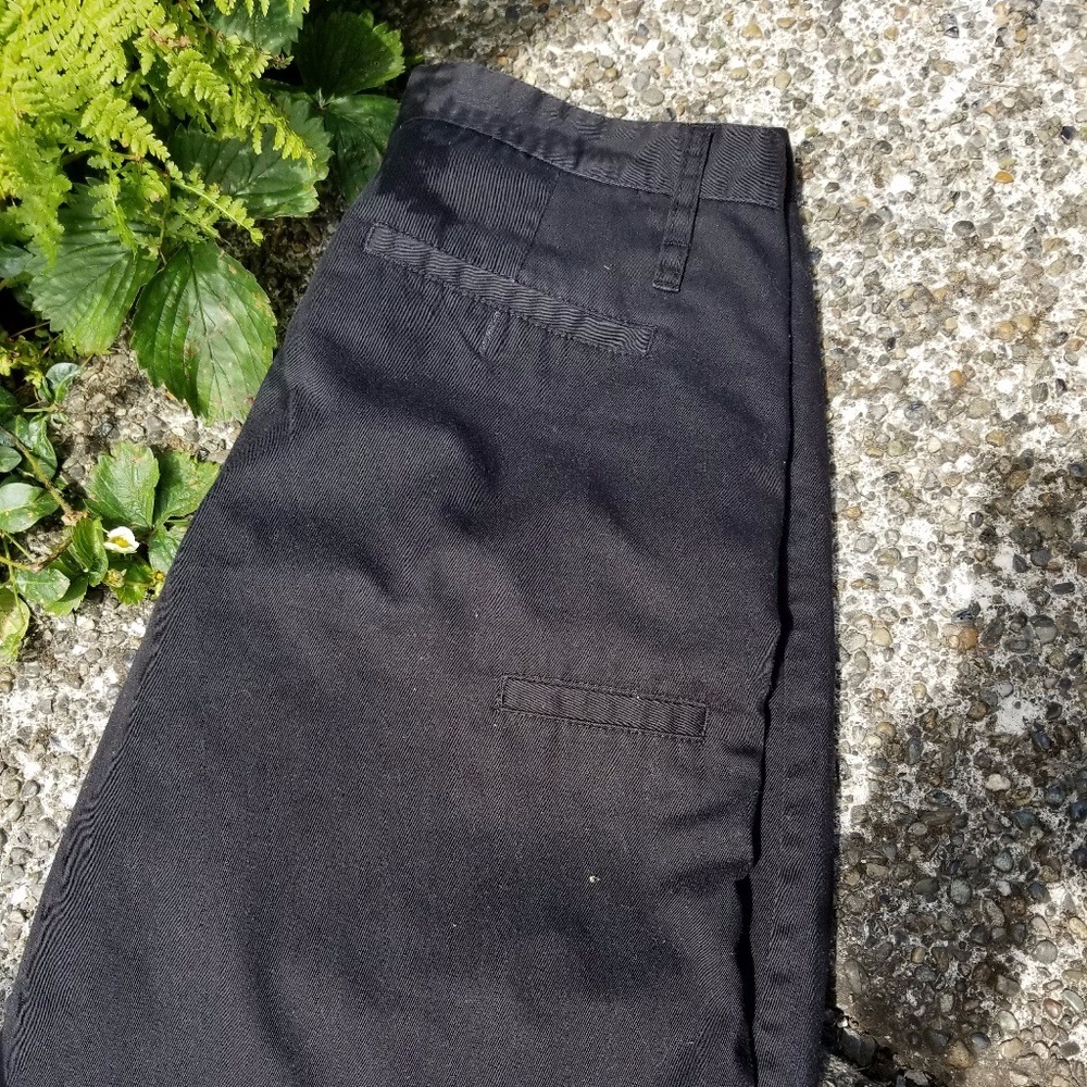 Men's Black Chinos.